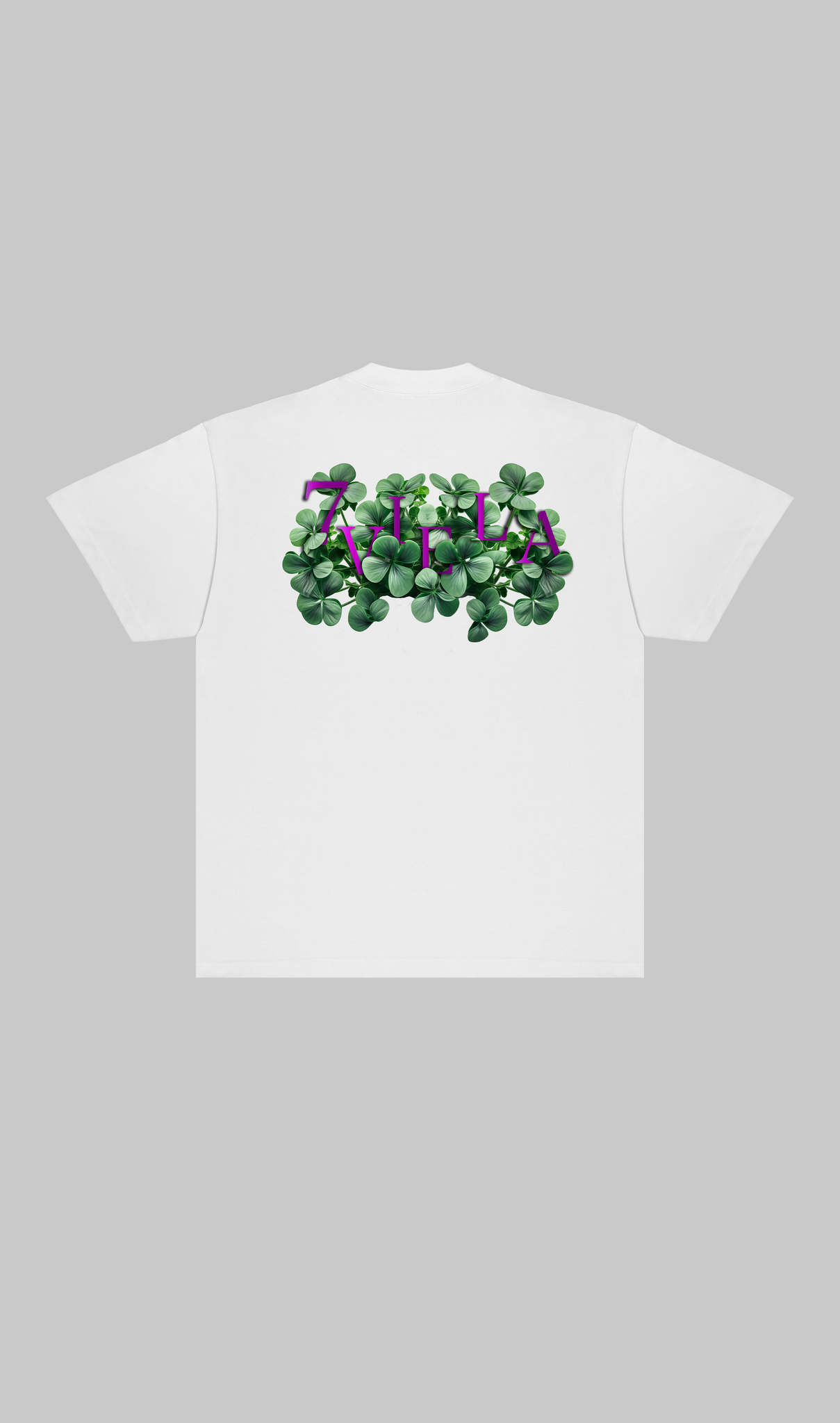 T-SHIRT 7VL CLOVER BLANC.